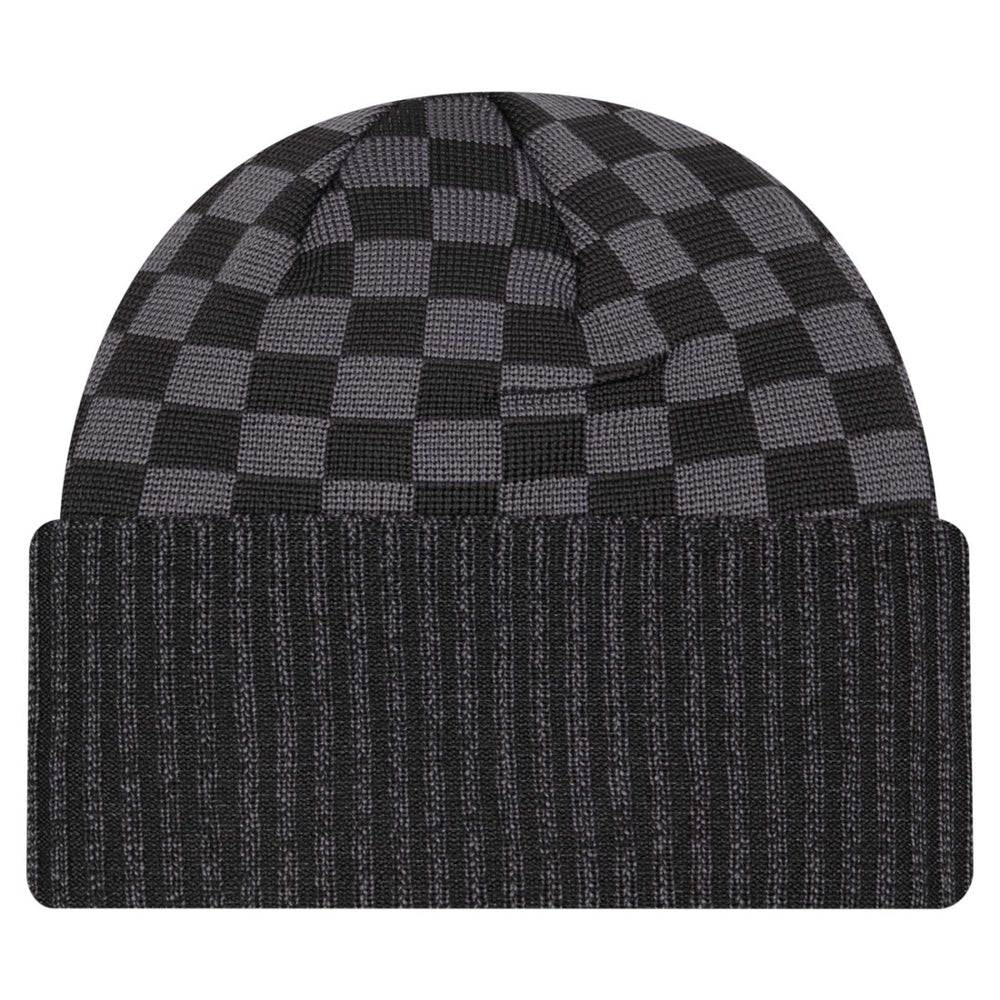 New York Jets New Era Checkered Cuffed Knit Hat - Black Hats