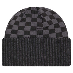 New York Jets New Era Checkered Cuffed Knit Hat - Black Hats