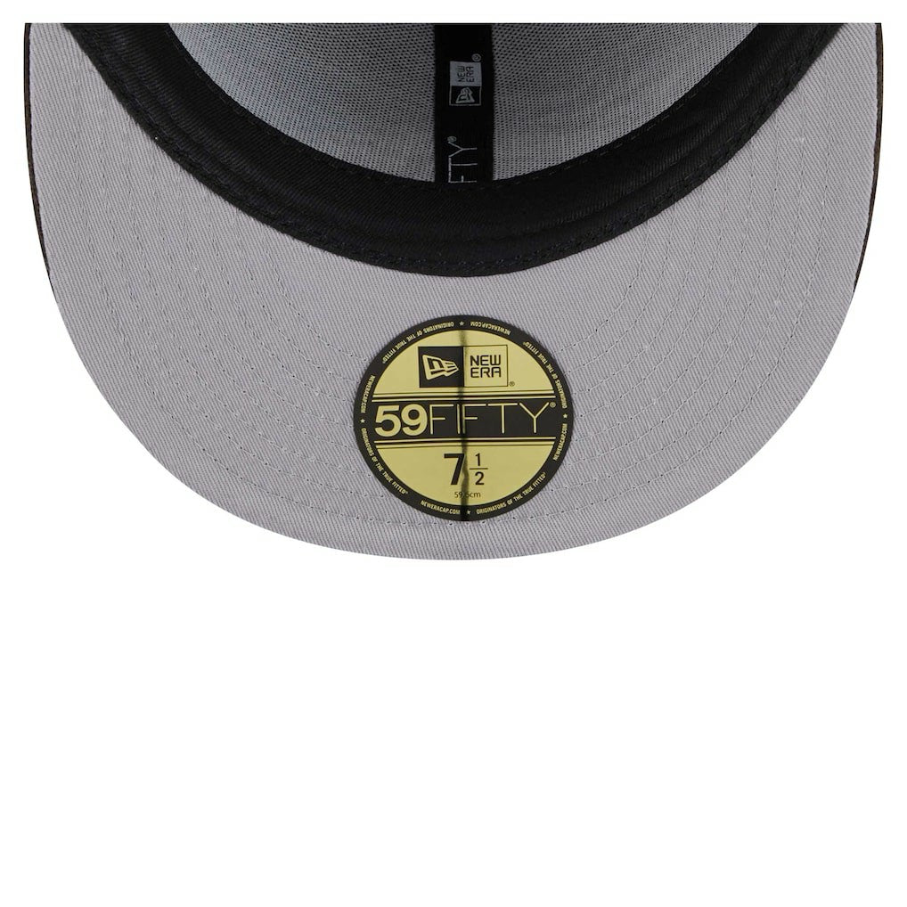 Miami Dolphins New Era Choco Cord 59FIFTY Fitted Hat - Brown Hats