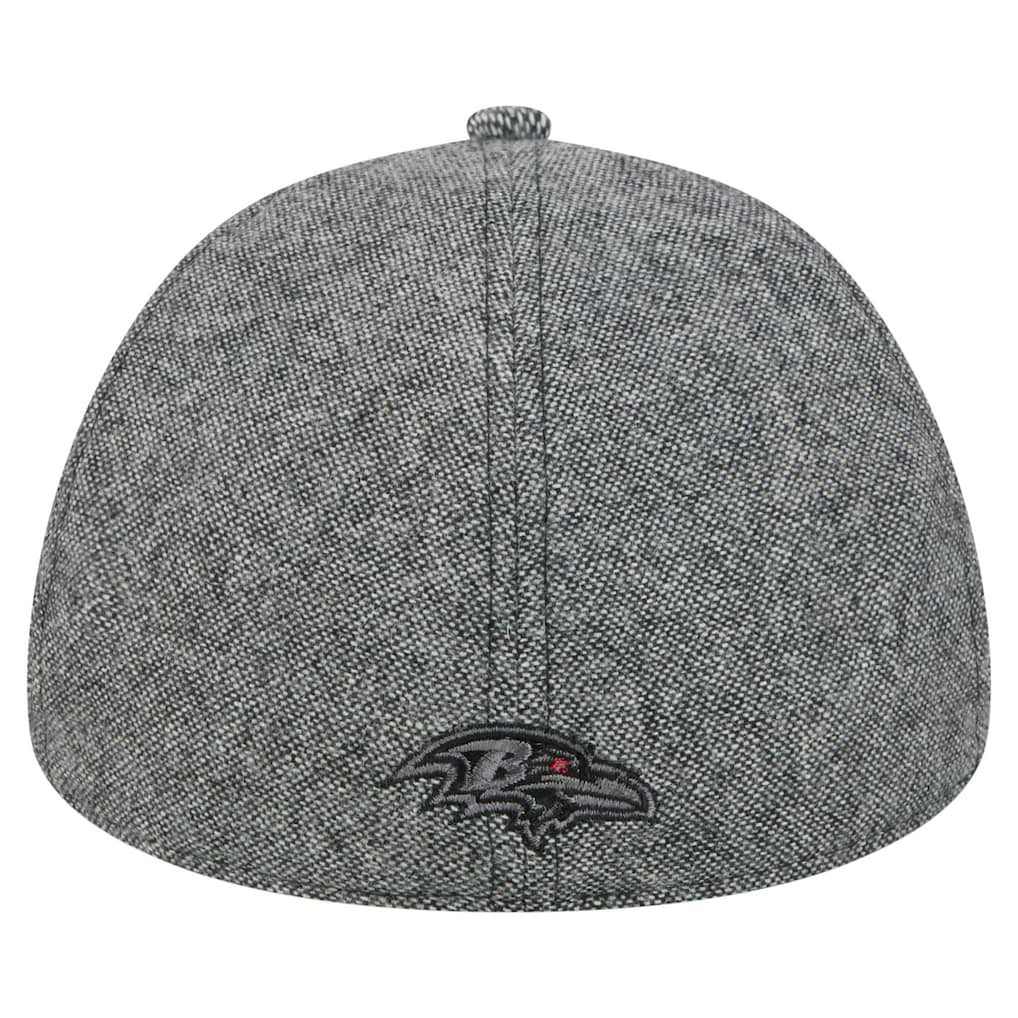 Baltimore Ravens New Era Peaky Duckbill Fitted Hat - Gray Hats