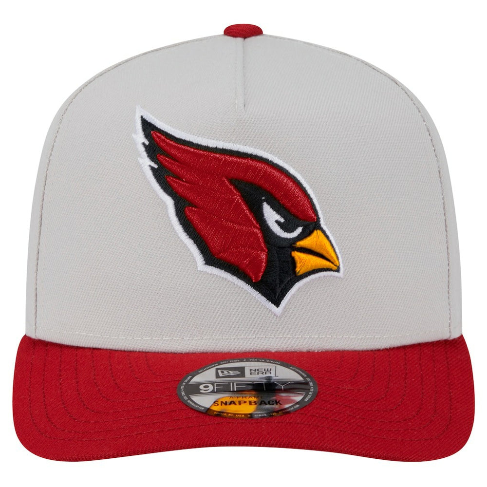 Arizona Cardinals New Era Decent 9FIFTY A-Frame Snapback Hat - Stone Hats