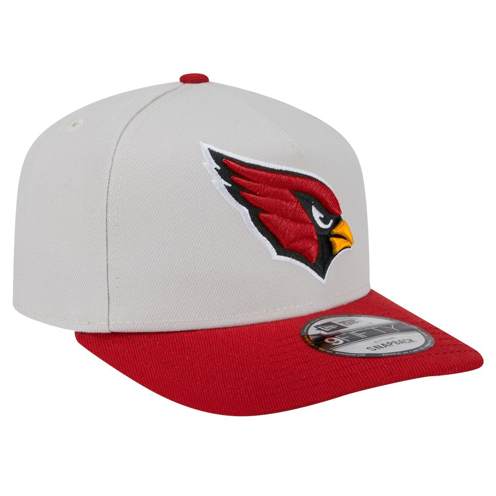 Arizona Cardinals New Era Decent 9FIFTY A-Frame Snapback Hat - Stone Hats