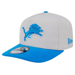 Detroit Lions New Era Decent 9FIFTY A-Frame Snapback Hat - Stone Hats