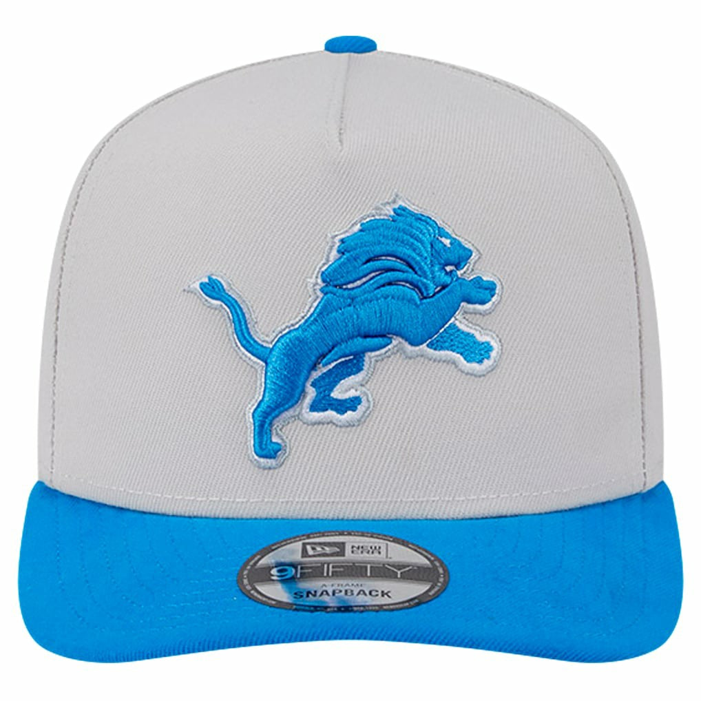 Detroit Lions New Era Decent 9FIFTY A-Frame Snapback Hat - Stone Hats