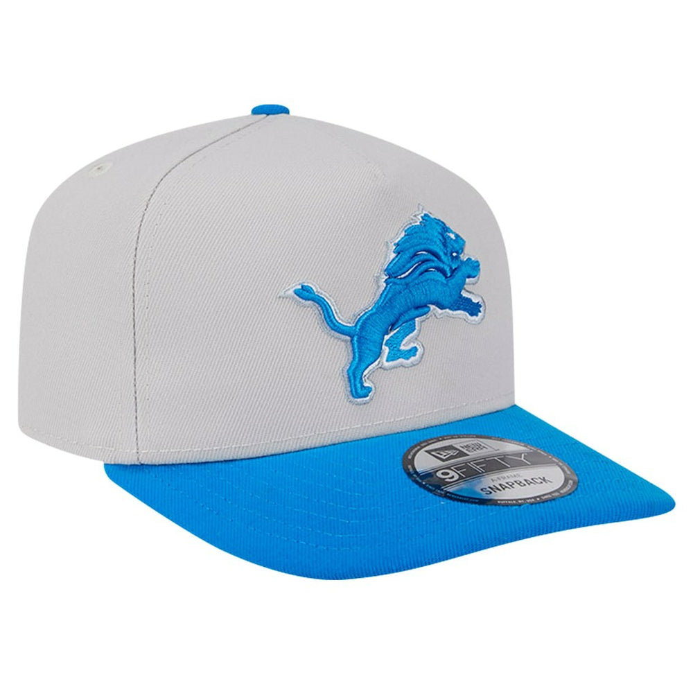 Detroit Lions New Era Decent 9FIFTY A-Frame Snapback Hat - Stone Hats