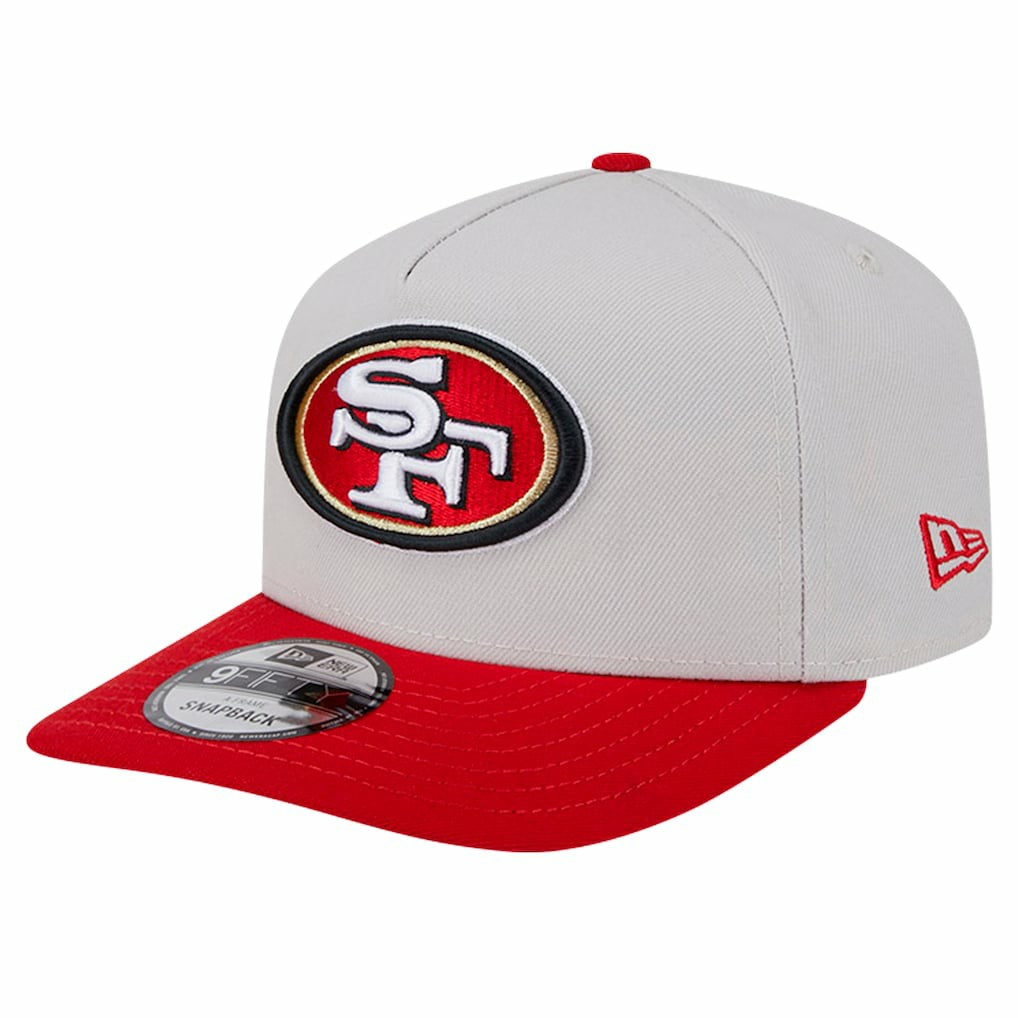 San Francisco 49ers New Era Decent 9FIFTY A-Frame Snapback Hat - Stone Hats