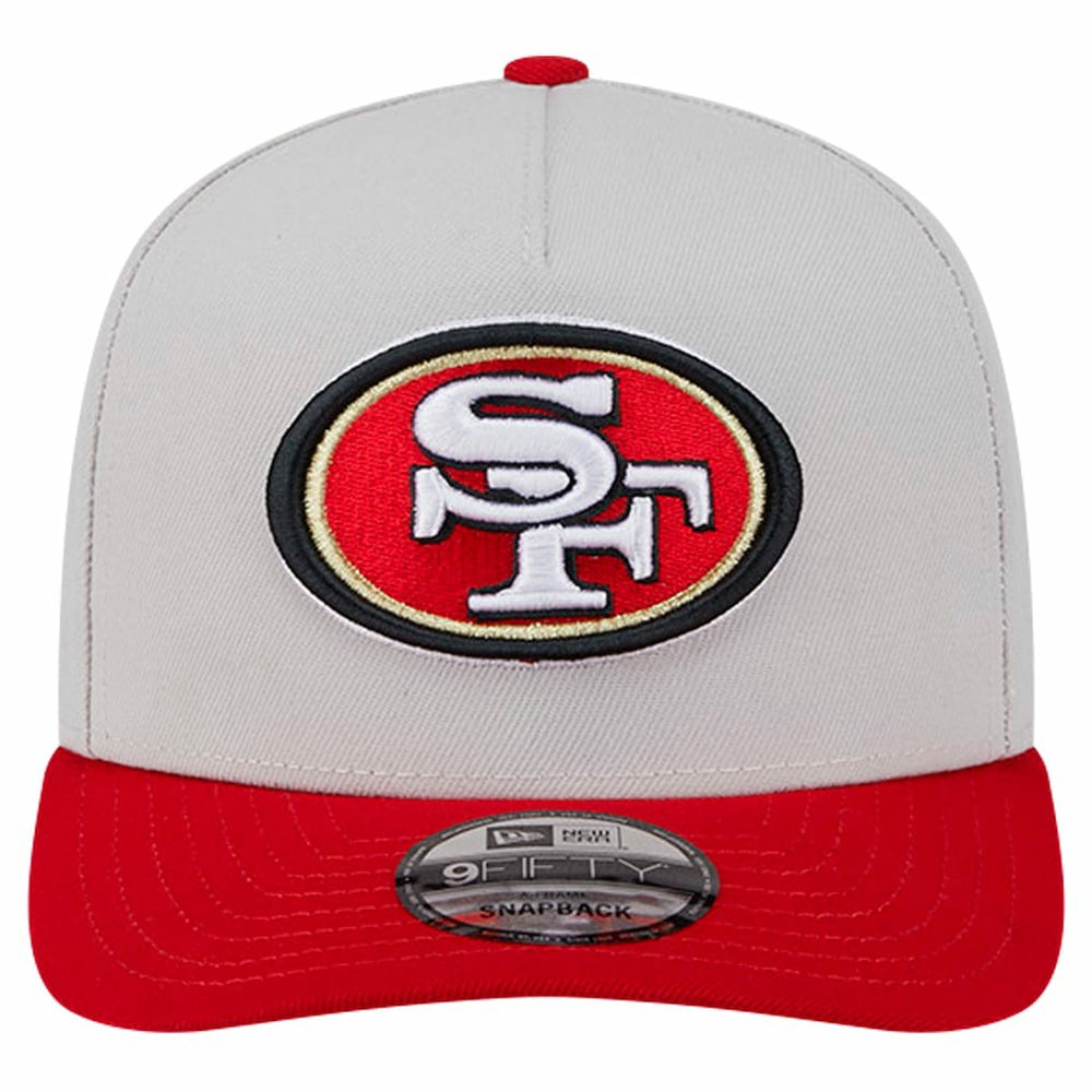 San Francisco 49ers New Era Decent 9FIFTY A-Frame Snapback Hat - Stone Hats