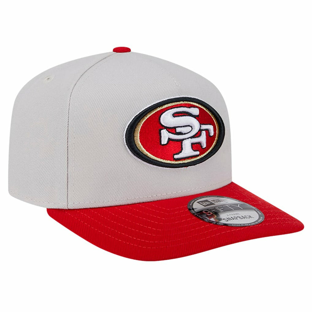 San Francisco 49ers New Era Decent 9FIFTY A-Frame Snapback Hat - Stone Hats