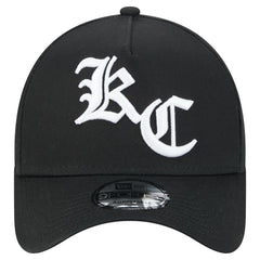 Kansas City Chiefs New Era Mystic 9FORTY A-Frame Adjustable Hat - Black Hats
