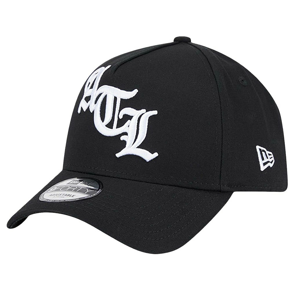 Atlanta Falcons New Era Mystic 9FORTY A-Frame Adjustable Hat - Black Hats