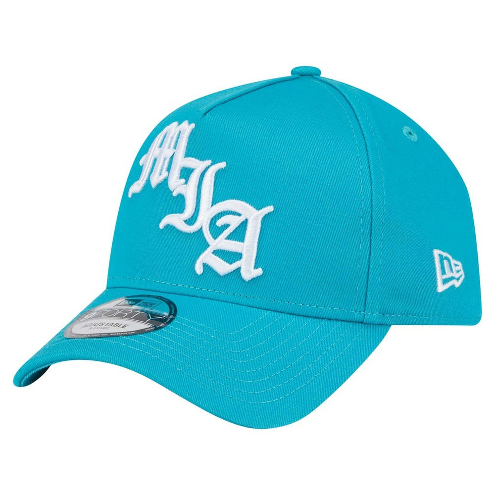 Miami Dolphins New Era Mystic 9FORTY A-Frame Adjustable Hat - Aqua Hats