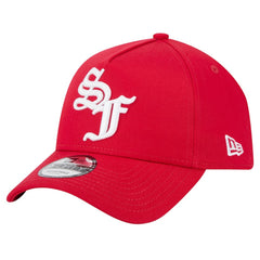 San Francisco 49ers New Era Mystic 9FORTY A-Frame Adjustable Hat - Scarlet Hats
