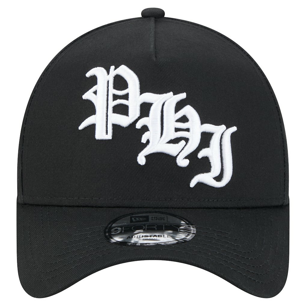 Philadelphia Eagles New Era Mystic 9FORTY A-Frame Adjustable Hat - Black Hats