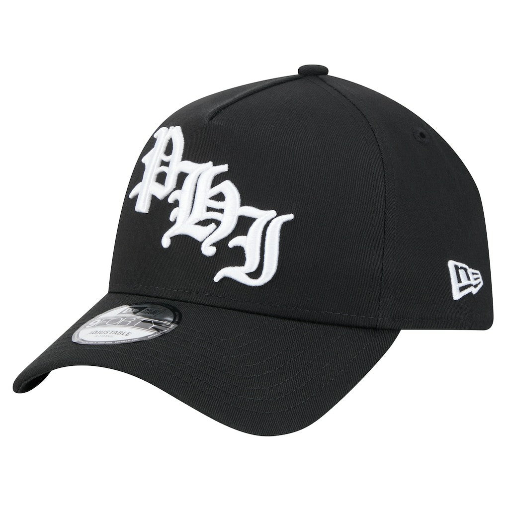 Philadelphia Eagles New Era Mystic 9FORTY A-Frame Adjustable Hat - Black Hats