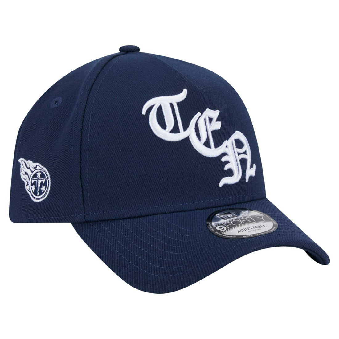 Tennessee Titans New Era Mystic 9FORTY A-Frame Adjustable Hat - Navy Hats