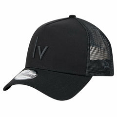 Las Vegas Raiders New Era Domain 9FORTY A-Frame Trucker Adjustable Hat - Black Hats