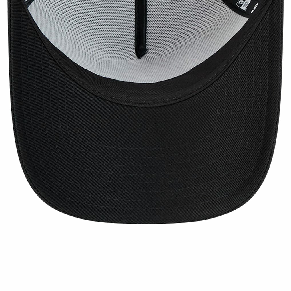 New York Giants New Era Domain 9FORTY A-Frame Trucker Adjustable Hat - Black Hats