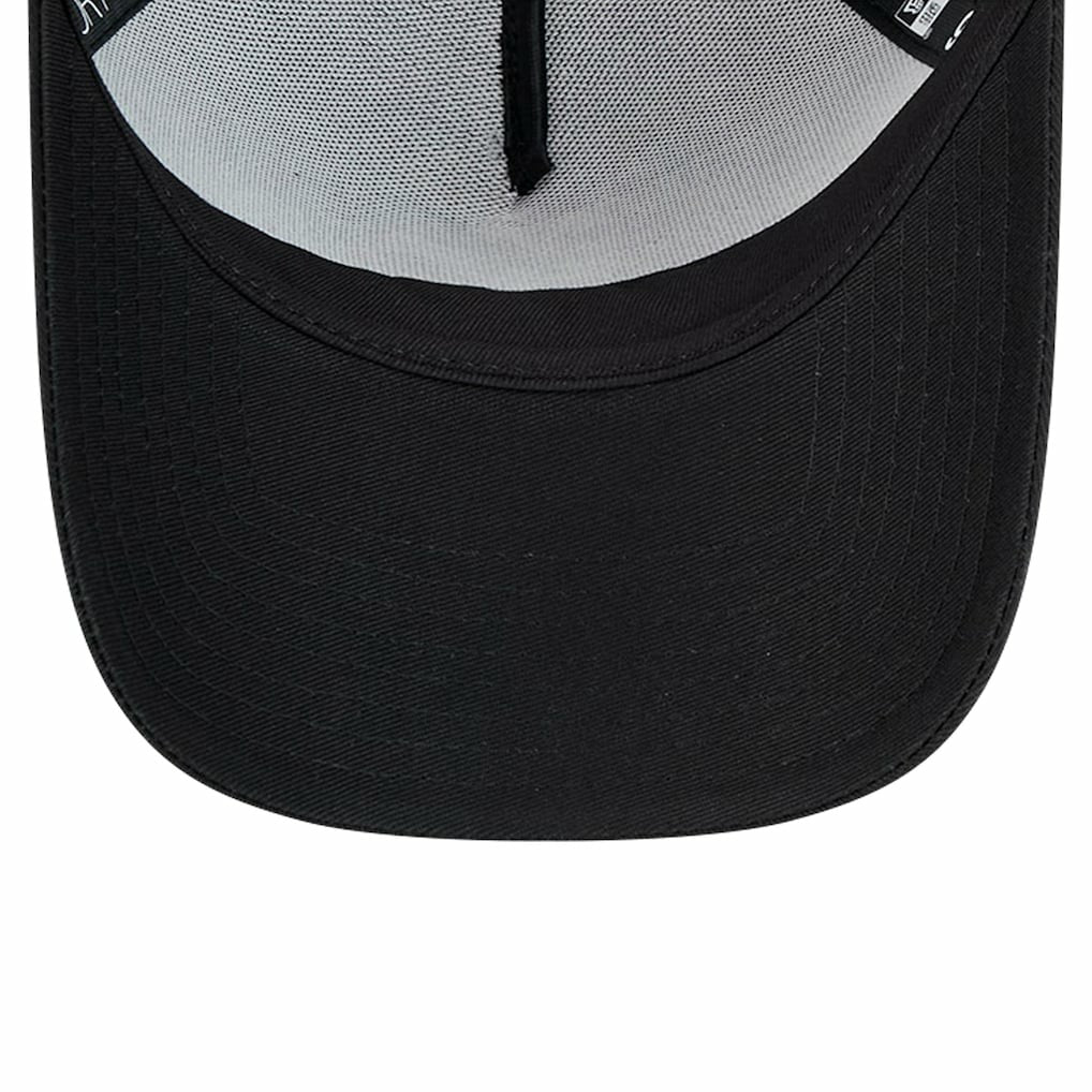 San Francisco 49ers New Era Domain 9FORTY A-Frame Trucker Adjustable Hat - Black Hats