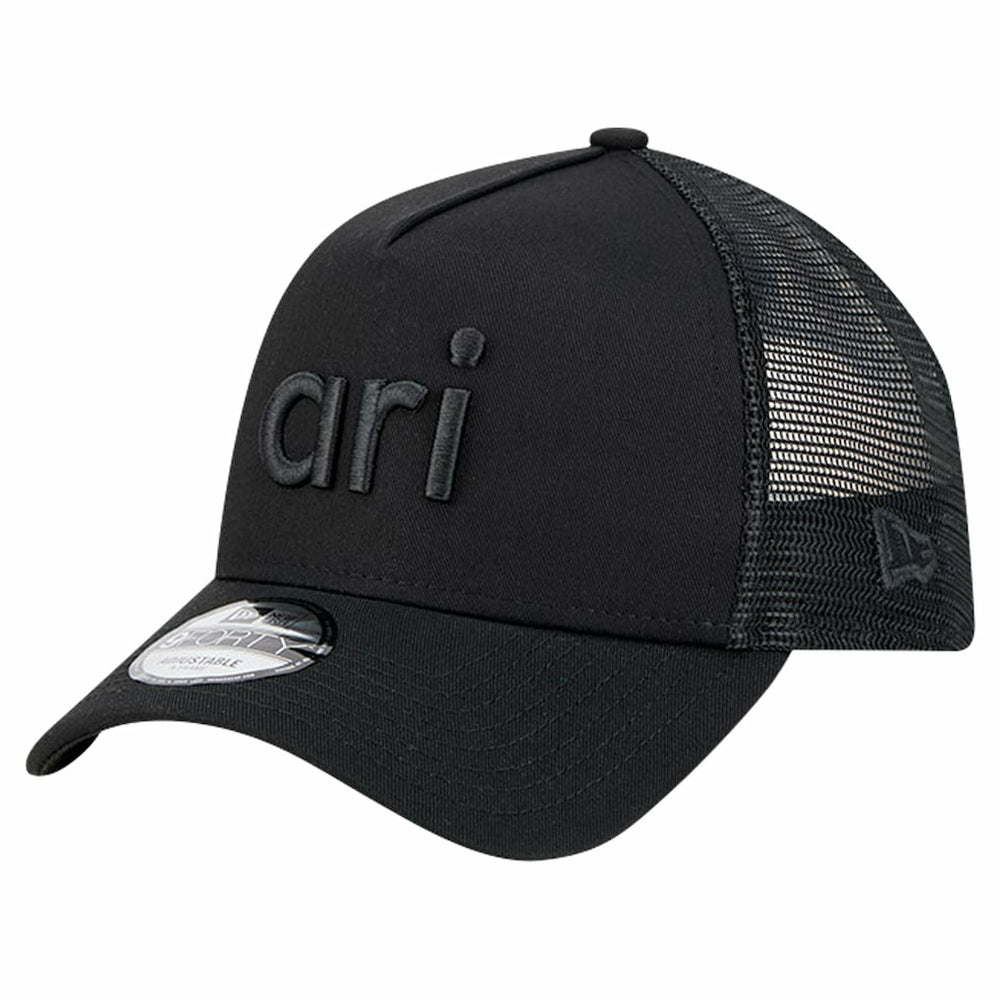 Arizona Cardinals New Era Domain 9FORTY A-Frame Trucker Adjustable Hat - Black Hats