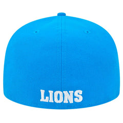 Detroit Lions New Era Omaha Throwback 59FIFTY Fitted Hat - Blue Hats