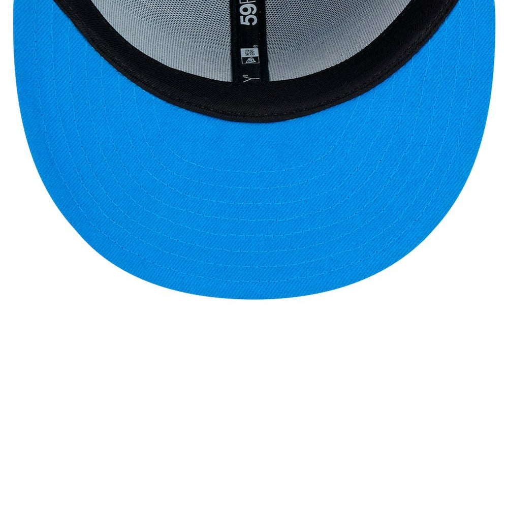 Detroit Lions New Era Omaha Throwback 59FIFTY Fitted Hat - Blue Hats