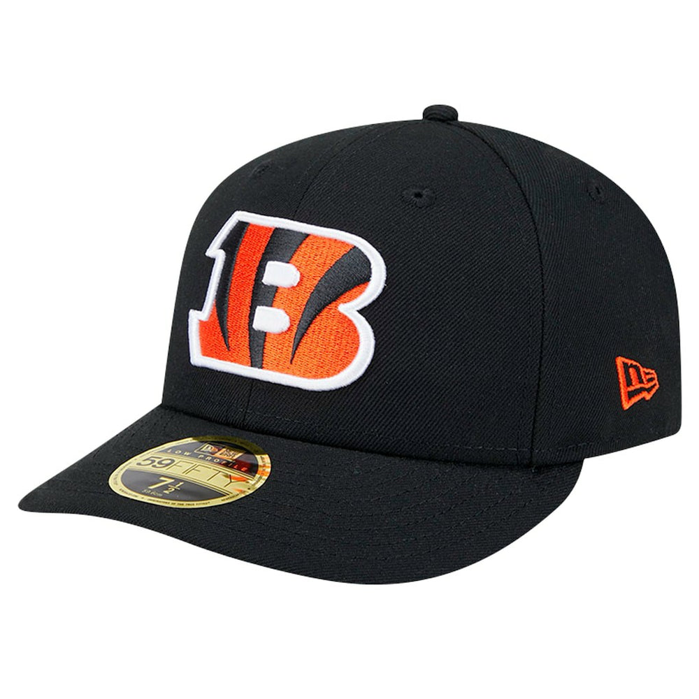 Cincinnati Bengals New Era Omaha Low Profile 59FIFTY Fitted Hat - Black Hats