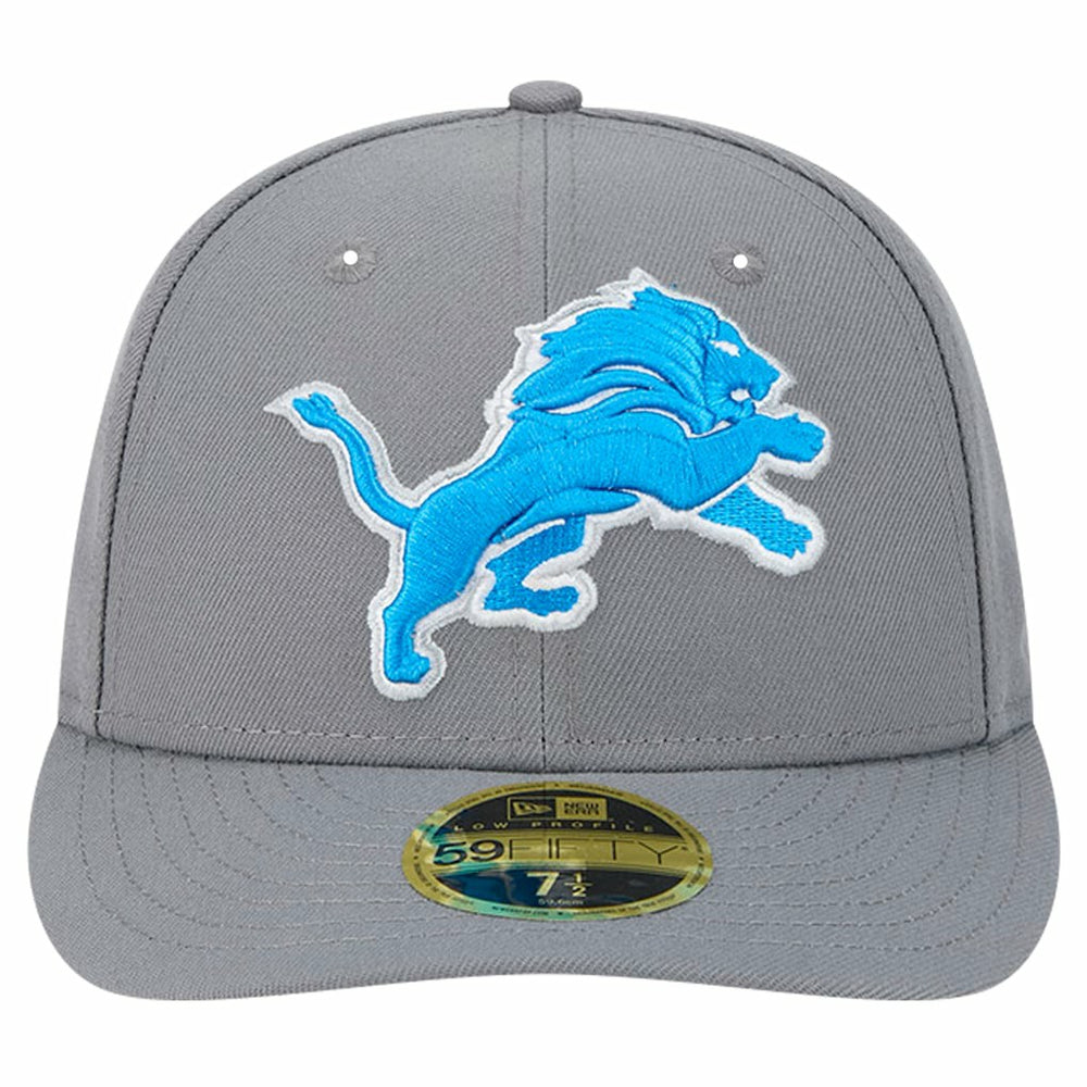 Detroit Lions New Era Omaha Low Profile 59FIFTY Fitted Hat - Gray Hats