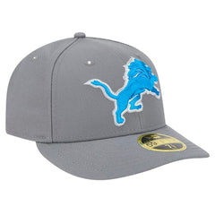 Detroit Lions New Era Omaha Low Profile 59FIFTY Fitted Hat - Gray Hats