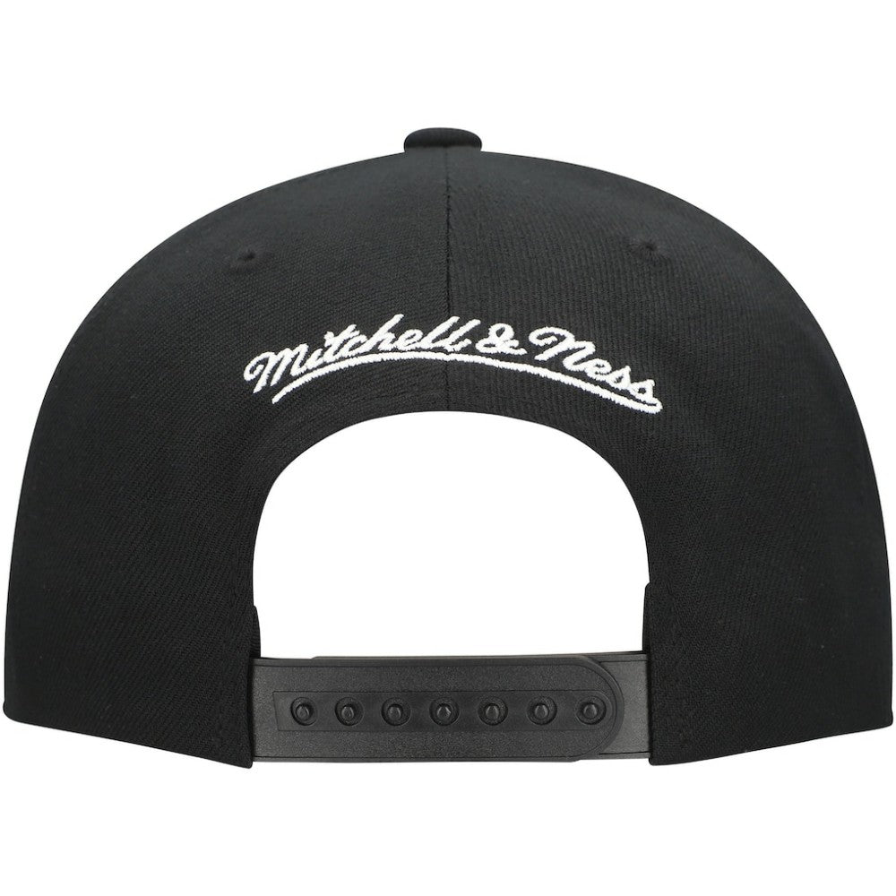 New Jersey Devils Mitchell & Ness Core Top Spot Snapback Hat - Black | US 201700828