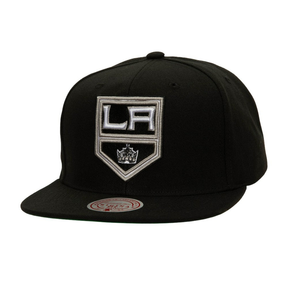 Los Angeles Kings Mitchell & Ness Core Top Spot Snapback Hat - Black | US 201700830
