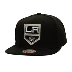 Los Angeles Kings Mitchell & Ness Core Top Spot Snapback Hat - Black | US 201700830