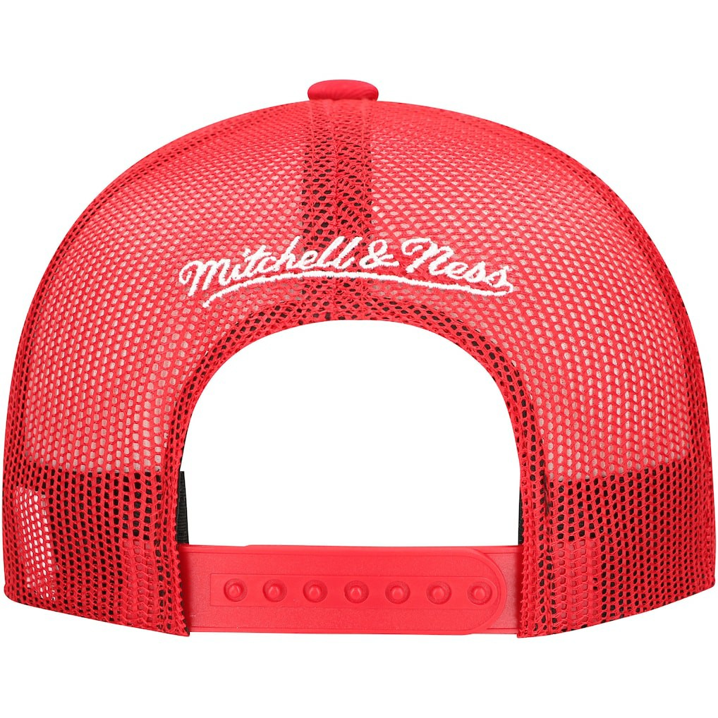 Chicago Bulls Core Evergreen OTC Trucker Adjustable Hat Red - Mitchell & Ness