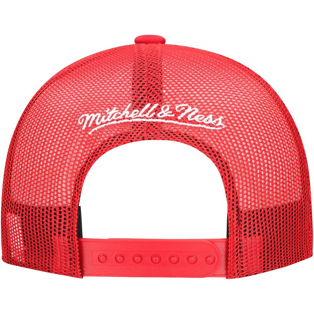 Chicago Bulls Core Evergreen OTC Trucker Adjustable Hat Red - Mitchell & Ness