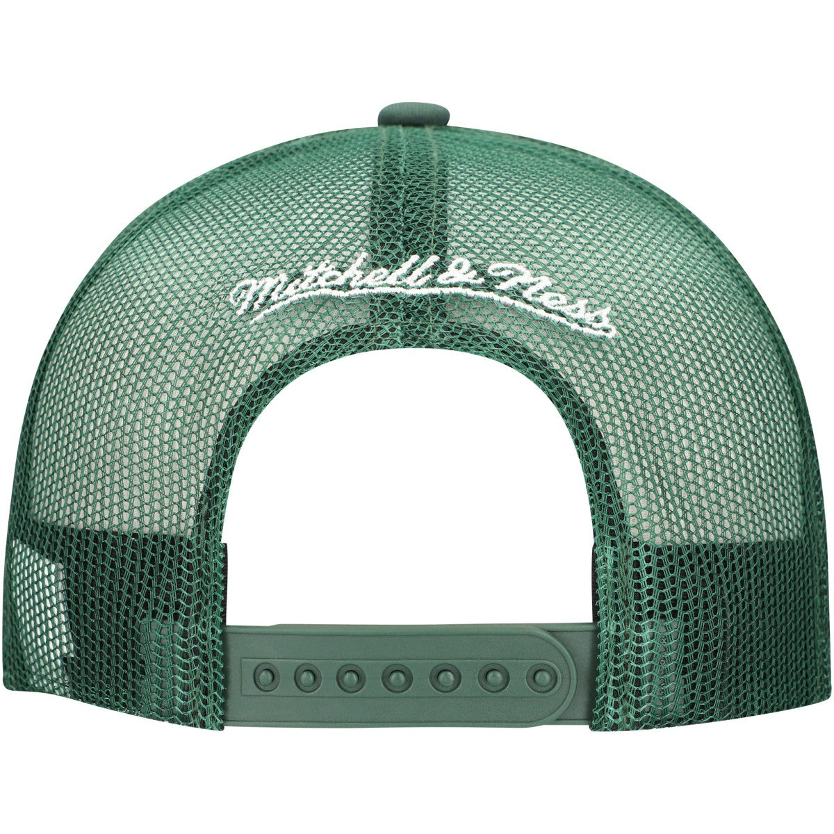 Milwaukee Bucks Core Evergreen OTC Trucker Adjustable Hat Hunter Green - Mitchell & Ness