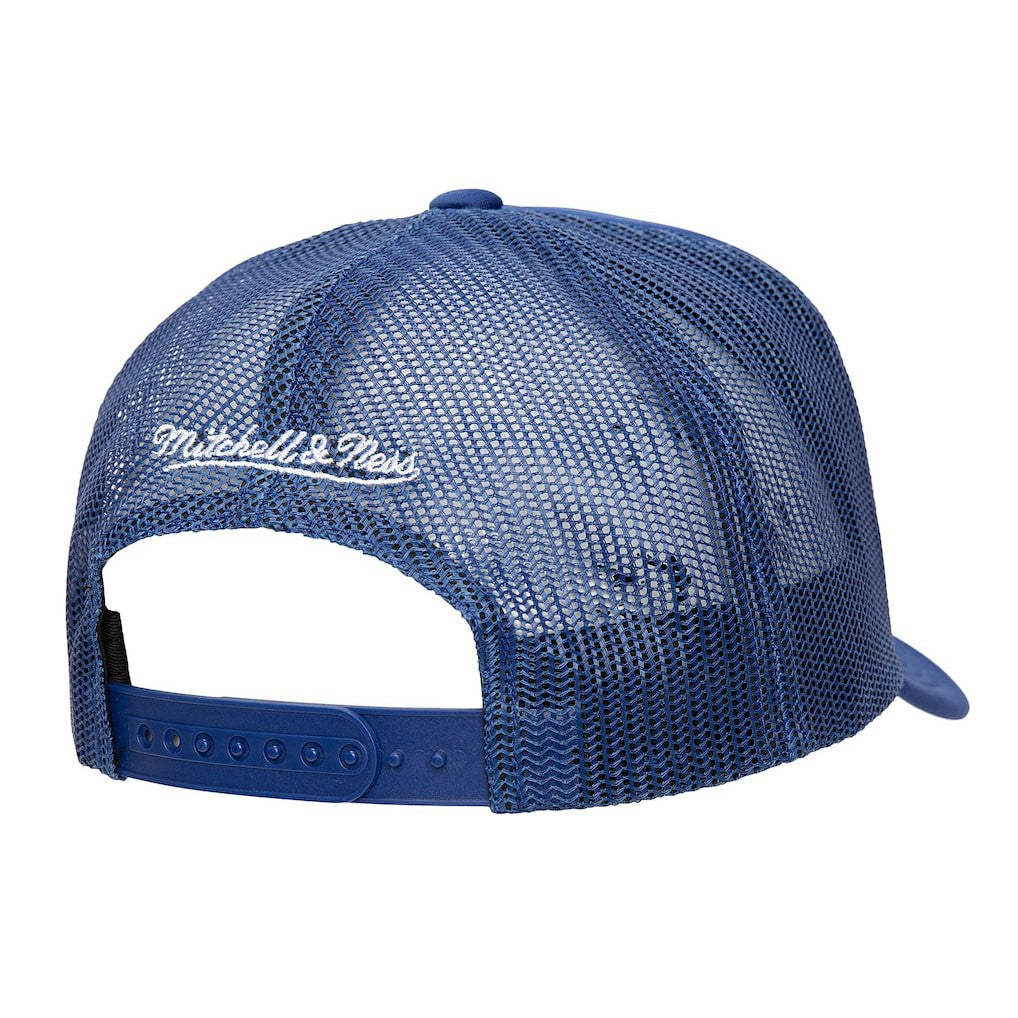Philadelphia 76ers Core Evergreen OTC Trucker Adjustable Hat Royal - Mitchell & Ness