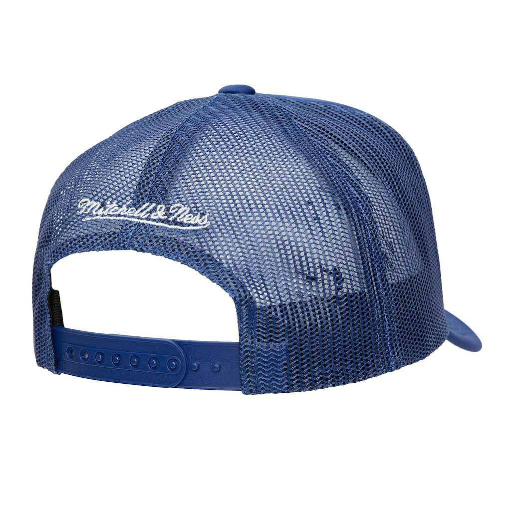 Golden State Warriors Core Evergreen OTC Trucker Adjustable Hat Royal - Mitchell & Ness