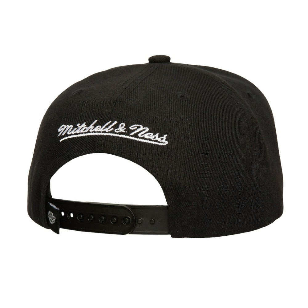Los Angeles Kings Mitchell & Ness Soul Strike Neon Logo Pro Crown Adjustable Hat - Black | US 201700909