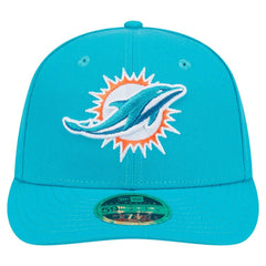 Miami Dolphins New Era Omaha Low Profile 59FIFTY Fitted Hat - Aqua Hats