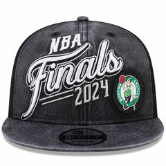 Boston Celtics 2024 Eastern Conference Champions Locker Room 9FIFTY Snapback Hat Black - New Era