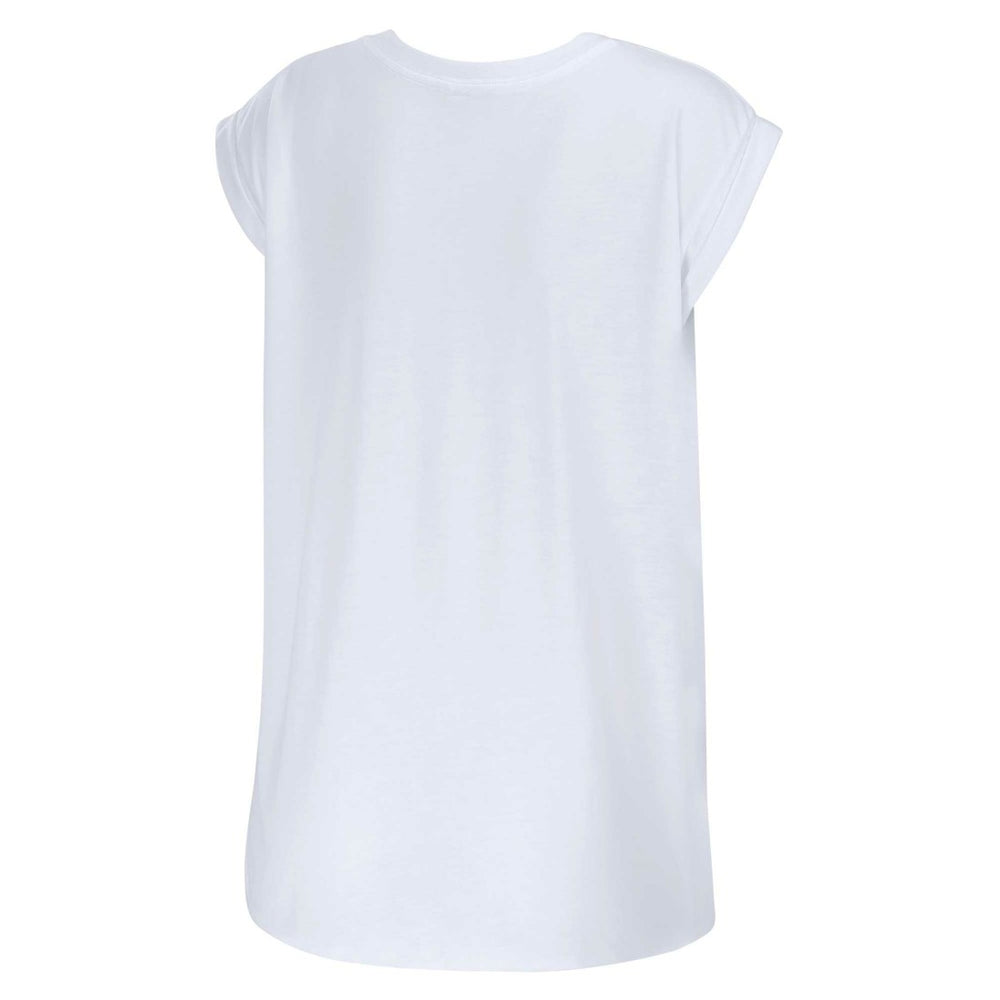 Dallas Cowboys WEAR by Erin Andrews Women's Checker Muscle Tank Top - White Tops