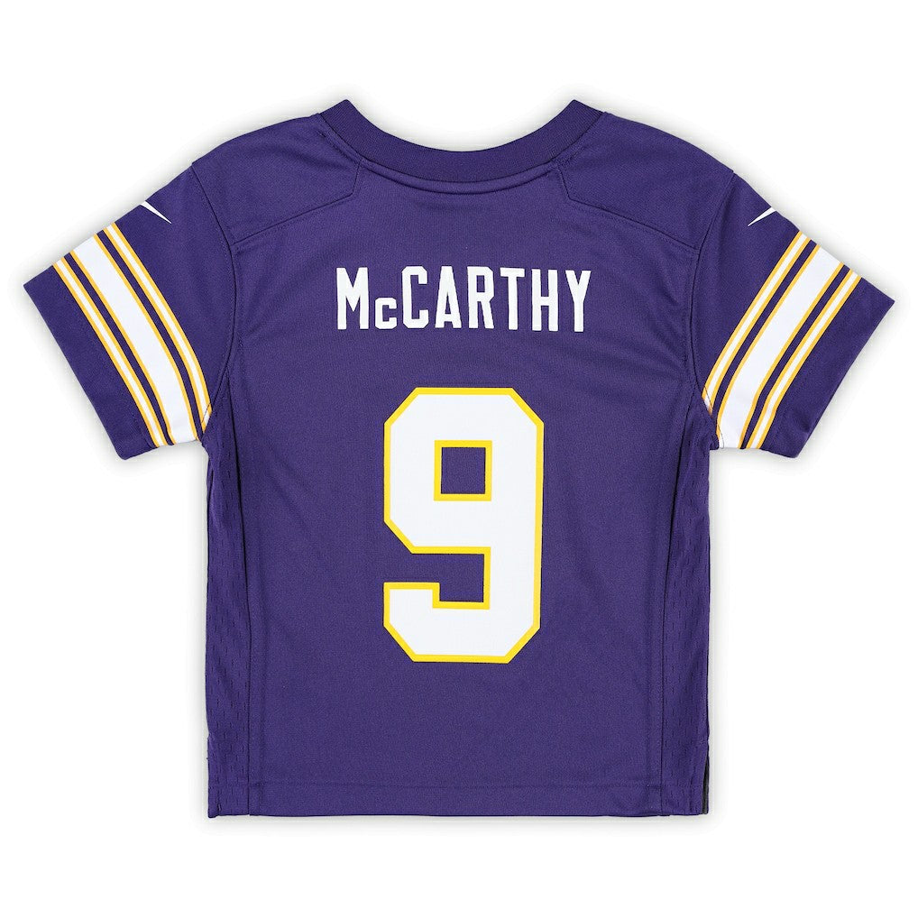 J.J. McCarthy Minnesota Vikings Preschool Classic Player Game Jersey - Purple Jerseys