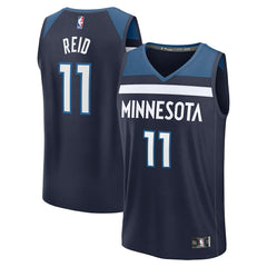 Naz Reid Minnesota Timberwolves Fast Break Replica Player Jersey Icon Edition Navy - Fanatics