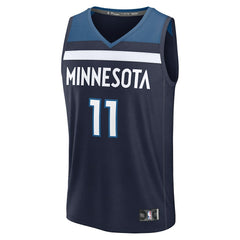 Naz Reid Minnesota Timberwolves Fast Break Replica Player Jersey Icon Edition Navy - Fanatics