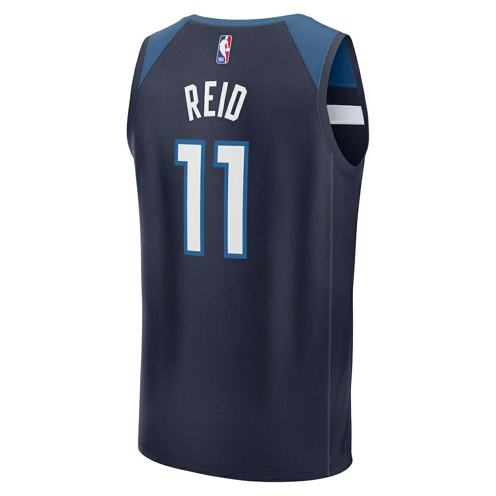 Naz Reid Minnesota Timberwolves Fast Break Replica Player Jersey Icon Edition Navy - Fanatics