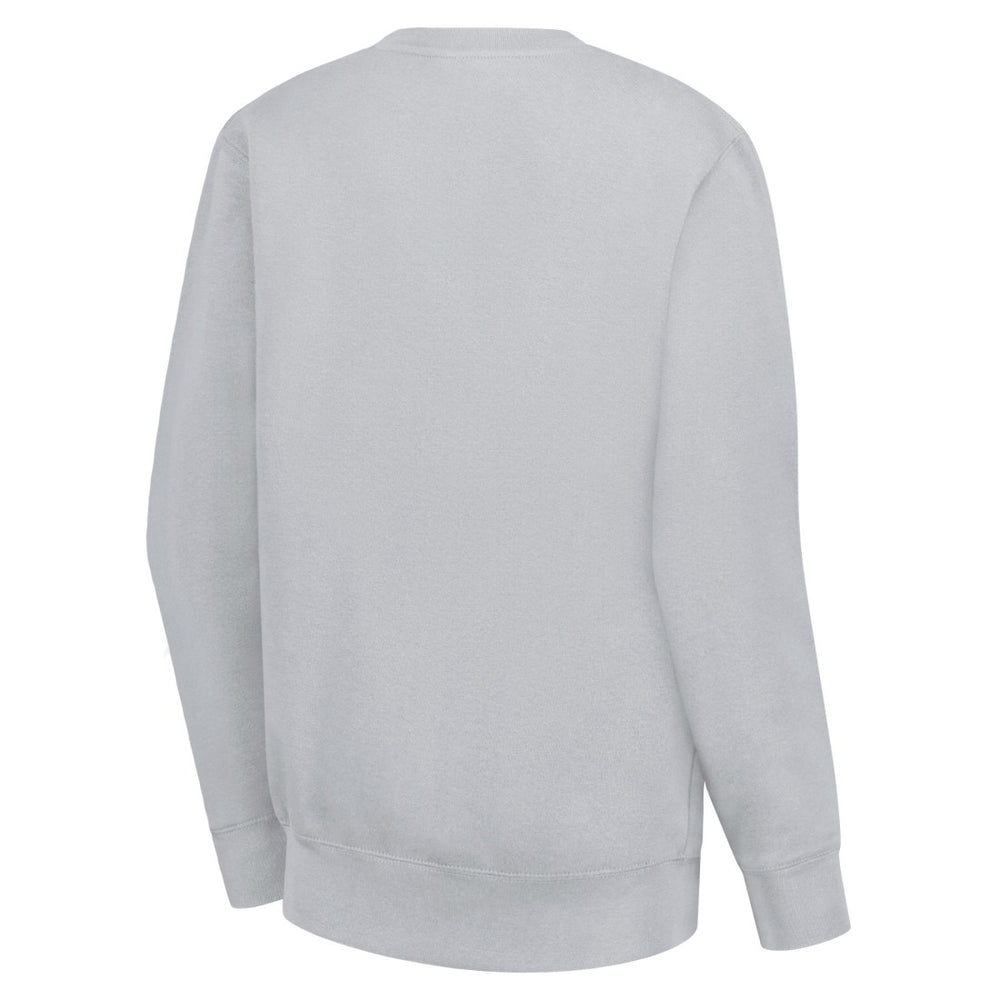 Detroit Lions G-III 4Her by Carl Banks Women's Leopard Heart Pullover Sweatshirt - Heather Gray Pullover
