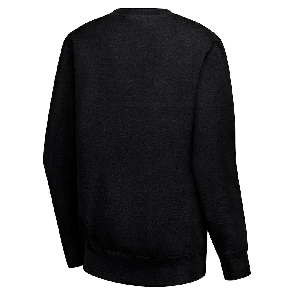 Green Bay Packers G-III 4Her by Carl Banks Women's Leopard Heart Pullover Sweatshirt - Black Pullover