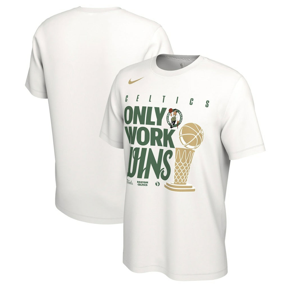 Boston Celtics 2024 NBA Finals Champions Celebration Parade T-Shirt White - Nike