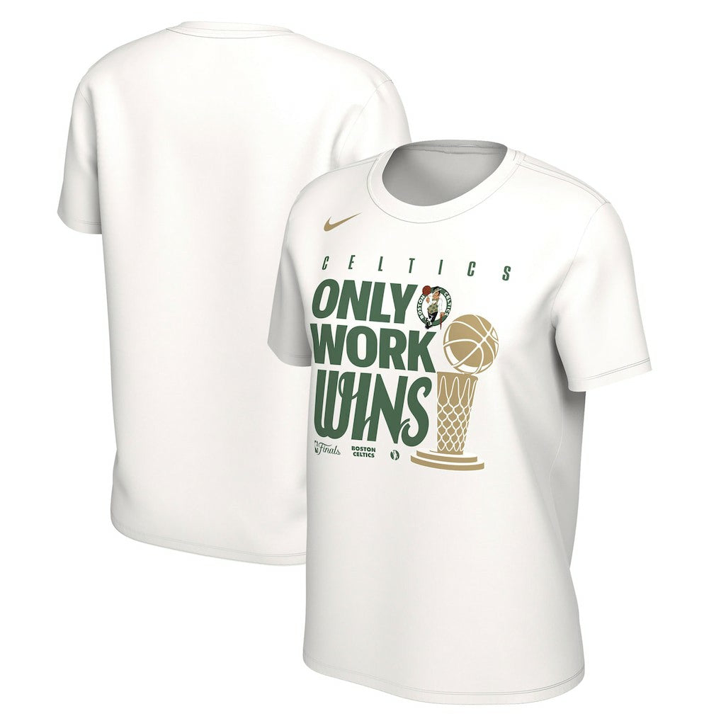 Boston Celtics Women's 2024 NBA Finals Champions Celebration Parade T-Shirt White - Nike outlet