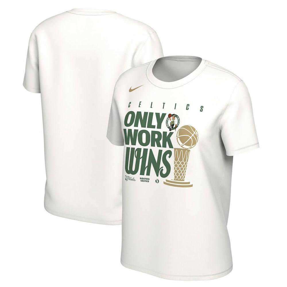 Boston Celtics Women's 2024 NBA Finals Champions Celebration Parade T-Shirt White - Nike outlet