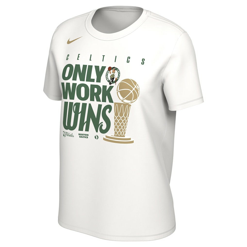 Boston Celtics Women's 2024 NBA Finals Champions Celebration Parade T-Shirt White - Nike outlet